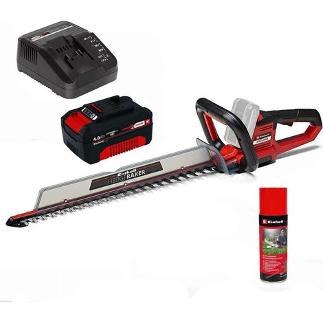 Einhell Akku-Heckenschere ARCURRA 18/55 Akku 4.0 Ah, Ladegerät 18V + Pflegespray (1/5)