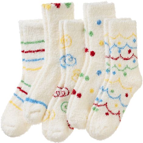 Chaussettes-chaussons polaires pour femmes - Chaussettes d'hiver chaudes et moelleuses pour dormir et rester à la maison, chaussettes d'intérieur confortables et antidérapantes pour un confort optimal (1/5)