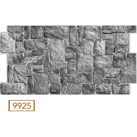 Pannelli 3D Rivestimento a parete in PVC effetto pietra,mattoni,ceramiche, legno Realistici e isolanti.-9925 (mis.980x490mm) (1/2)
