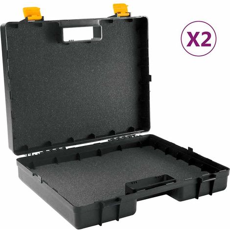 vidaXL Boîtes de machine universelles avec mousse Caoutchouc 2 pcs (1/5)