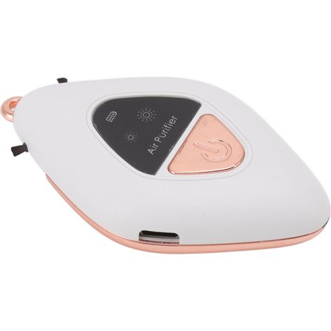 Purificateur d'Air Personnel Portable à Ions Négatifs - Collier USB Anti-Fumée pour Extérieur