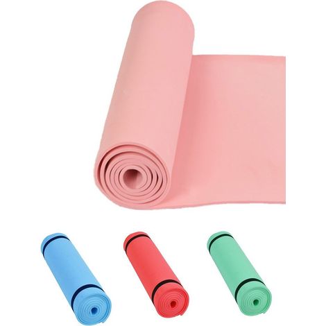 Esterilla Antideslizante Deporte TPE Eco-Amigable Multifunción Colchoneta para Fitness, Pilates, Yoga y Camping 180 x 50cm