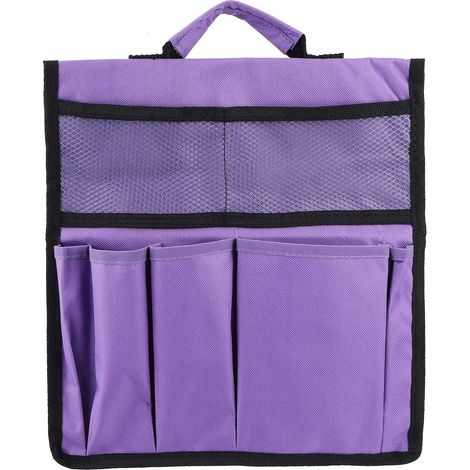 Banc de jardin pliable avec sac à outils 170 g - Violet (1/4)