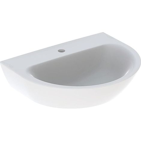 Geberit Renova Waschtisch, 1 Hahnloch, ohne Überlauf, Breite: (1/5)