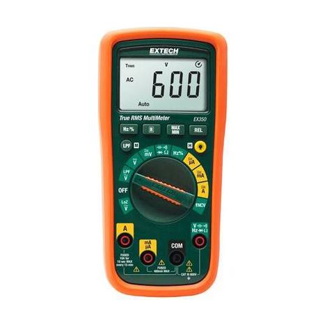 Extech EX350 Multimetro portatile digitale CAT III 600 V Display (Counts): 4000
