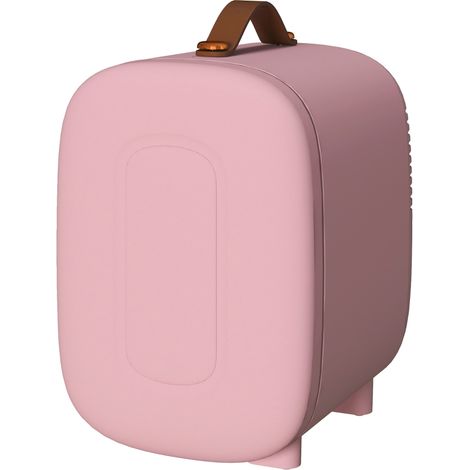Mininevera/nevera de belleza, capacidad de 4 L, 20,3 x 26,3 x 28 cm, rosa (1/5)