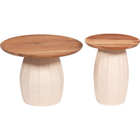 Amadeus - Set de 2 tables basses en acacia (1/3)