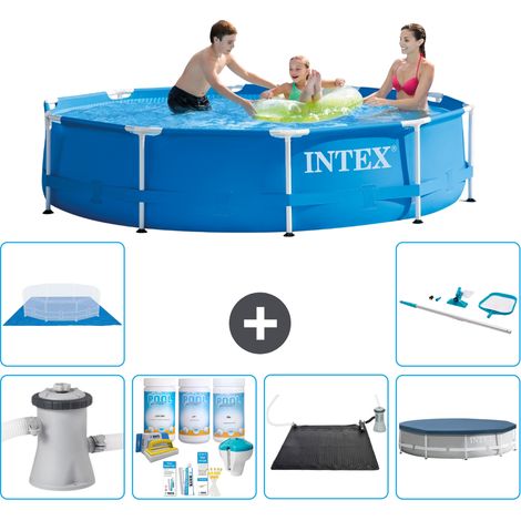 Intex Piscine Tubulaire Ronde - 305x76 cm - 7-pièces S20447