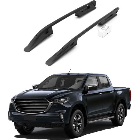 TURTLE kompatibel mit Mazda Bt-50 (Up/Ur) 2011-2019 Dachreling Falcon Schwarz (1/2)