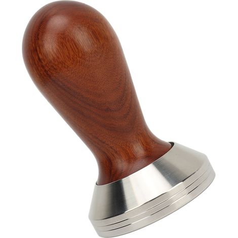 Kaffeestampfer mit abnehmbarem Holzgriff, komfortablem Griff, leicht zu reinigen, Hammer für gemahlenen Kaffee, 51 mm (1/5)