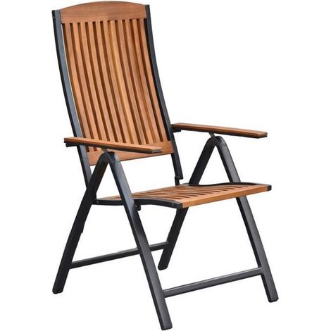 Athos Klappsessel Alu/Akazie