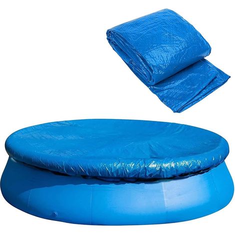 Geeignet für 8-Fuß-Poolabdeckungen – Solarabdeckungen für runde Rahmenpools – Runde aufblasbare Poolabdeckungen – Poolabdeckungen und Staubschutzhüllen (1/5)