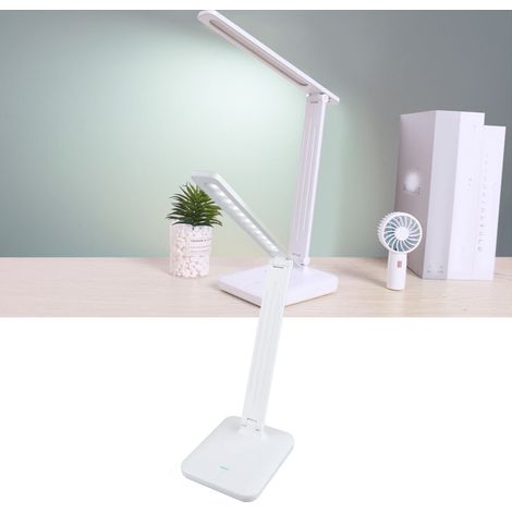 USB-Schreibtischlampe, augenschonend, dimmbar, faltbar, wiederaufladbar, multifunktional, berührungsempfindlich, Nachttisch-/Schreibtischlampe für Studenten (1/5)