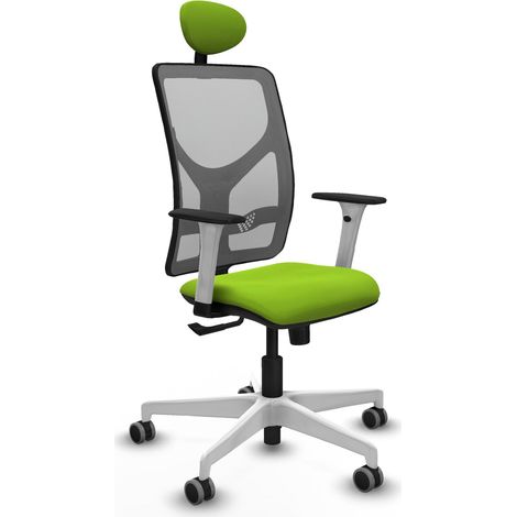 Chaise de bureau piqueras y crespo moderne vert pistache similicuir (1/2)