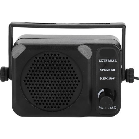 Altavoz portátil NSP150V para exteriores, amplificador portátil de alta calidad para radios CB, transceptores VHF/UHF, accesorios para automóviles, cable metálico ABS negro.