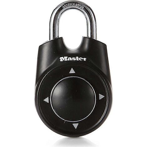 Cadenas de salle de sport Master Lock à verrouillage directionnel noir (1/2)