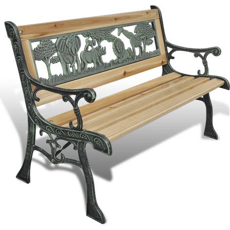 Banc de jardin pour enfants 84cm Bois (1/5)