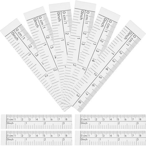 50 Pcs Mètre Ruban Papier Blanc Double Face 1, 5 M Léger et Portable, Mesure du Corps, Bricolage et Rénovation Maison, Règle Jetable en Papier (1/5)