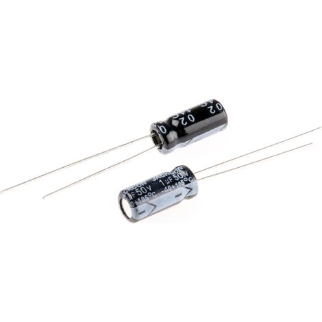 Condensateur RS PRO 1µF, 50V c.c.