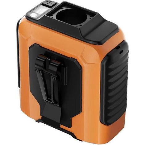 Ceinture ventilateur LED éclairage suspendu de cou 3600 mah avec LED lampe et puissance bank function play orange (1/5)