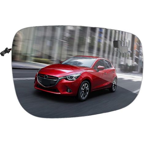 Rétroviseur de voiture avec lentille de verre chauffante et surveillance des angles morts pour Mazda CX-5 2015-2019 (1/5)