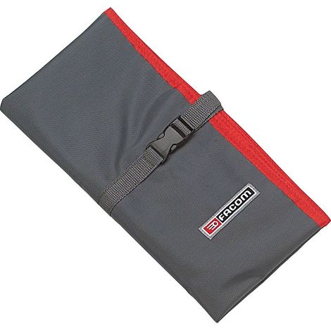 Facom – Trousse en nylon 10 pochettes – Dimensions 320 x 735 mm – Résistante aux agents chimiques – Fermeture par sangle clipsée