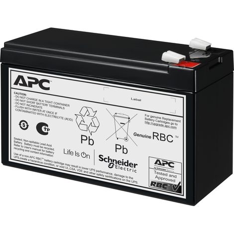 APC APCRBC176 batería para sistema ups Sealed Lead Acid (VRLA) 24 V 9 Ah (1/5)