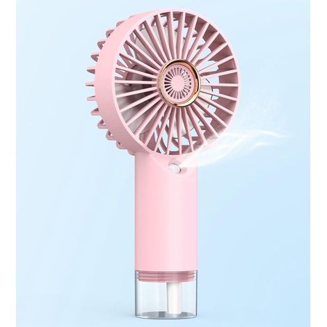 Mini ventilateur portable avec fonction d'humidification ventilateur de bureau portable et silencieux avec port USB (1/5)