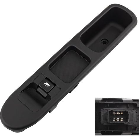 Commande Leve Vitre 207 Côté Passager 6 Broches pour Peugeot 207 2007-2015 6554.HJ 6490.HQ (1/4)