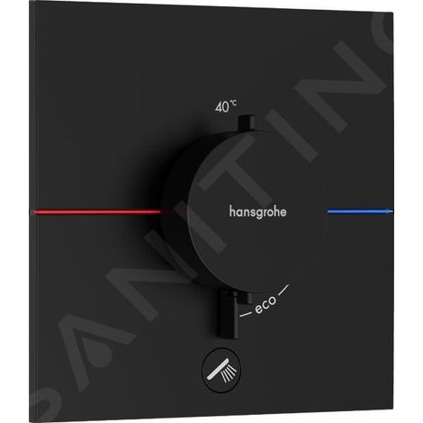 MITIGEUR THERMOSTATIQUE ENCASTRÉ, NOIR MAT HANSGROHE 15575670