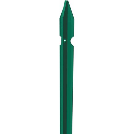 poteau en T plastifiA pour clA tures 30x3 mm 200 h poteaux verts poteaux