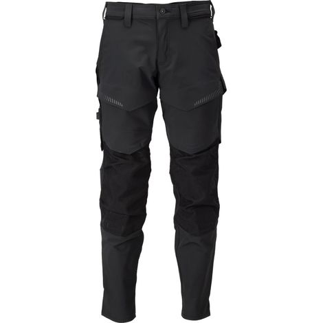 Pantalon avec poches genouillères MASCOT Ultimate - Noir - Taille 43 - Entrejambe 82 - 22379-311-09-82C49