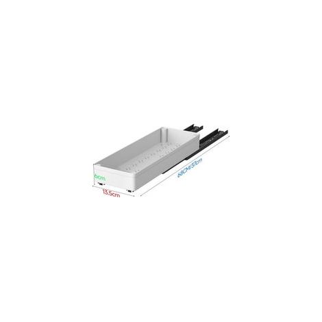 article Organiseurs Amovibles pour Armoires,Tiroirs Amovibles en 1 Largeurs pour Meubles de Cuisine, Salle de Bain, Largeur 13.5 cm (Blanc)
