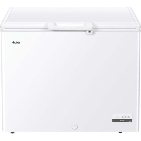 Haier – Congélateur coffre 300L – Classe E – Dégivrage manuel – Froid statique – Dimensions H89.5 x L111 x P62 cm – Couleur blanche (1/9)