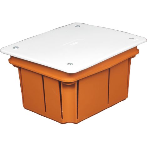 Unterputz-Anschlussdose 119x96x70 mit Abdeckung und Befestigungsschrauben IP40 FAEG FG10210