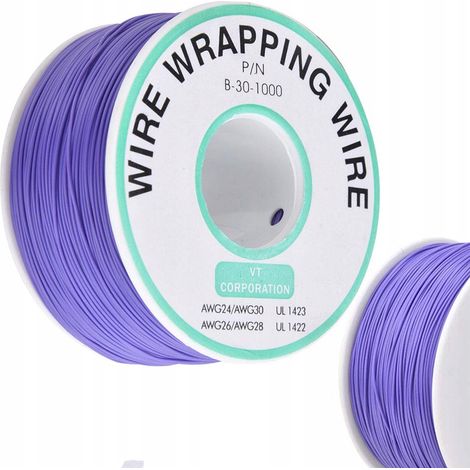 Kynar AWG-Kabel 0,24 mm lila 200 m