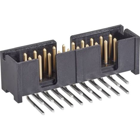 TE Connectivity 5103310-6 Connettore maschio Passo: 2.54 mm Totale poli: 26 Numero di righe: 2 1 pz.