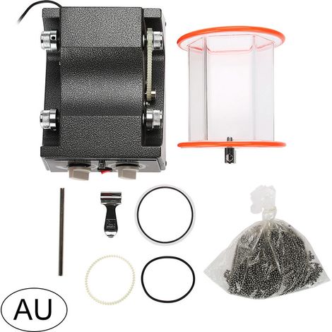 Machine de polissage de bijoux rotative KD-6808 pour nettoyage de perles et polissage, prise AU, tambour rotatif pour polisseuse de bijoux (1/5)