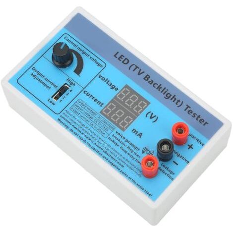 Testeur de Rétroéclairage TV, Gain de Temps 2 Bandes LED d'isolation Détecteur de Réparation de Perles pour éviter l'épuisement Professionnel Protection Sûre pour les Perles de Lampe (Prise UE 220V) (1/5)