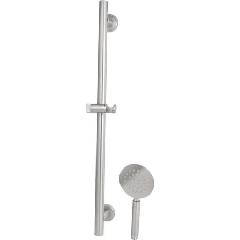 26-Zoll-Länge 304 Edelstahl-Polierduschgleitstange avec pomme douche