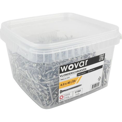 Seau-avantage Vis à bois Inox 410 4,0 x 40 mm Torx 15 Filetage