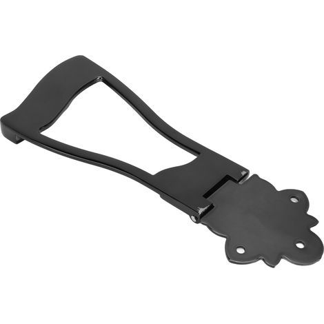 Cordier de Guitare Trapèze 6 Cordes Noir Métal, Accessoire de Remplacement pour Guitare Acoustique
