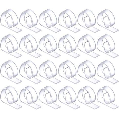 24-Piece Special Clip Set, Plastic Tablecloth Clip, Non-Slip Tablecloth Fastener, Tablecloth Fixing Loop, Artifact (1/4)