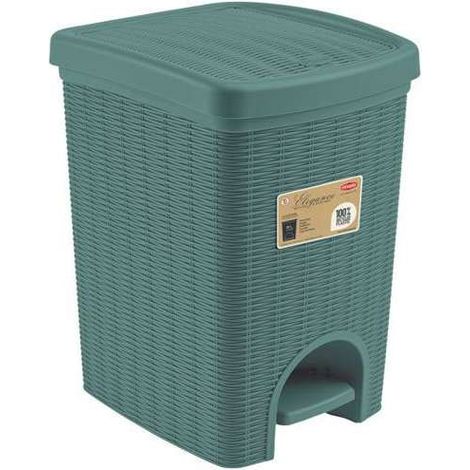 Pattumiera Pedale Elegance Green L 20 Stefanplast