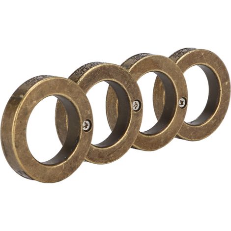 Bague de défense personnelle pour survie en montagne, équipement d'urgence pour escalade, sport outdoor, protection ronde.