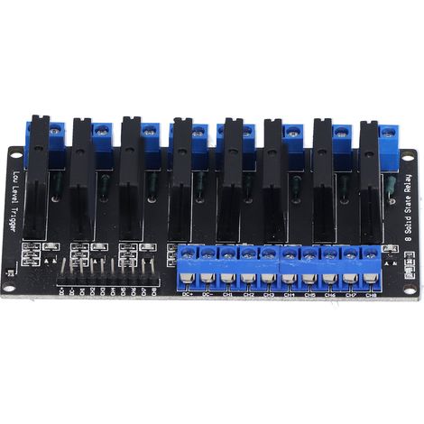 HYM281 8-Kanal-Halbleiterrelaismodul mit Sicherung (1/5)