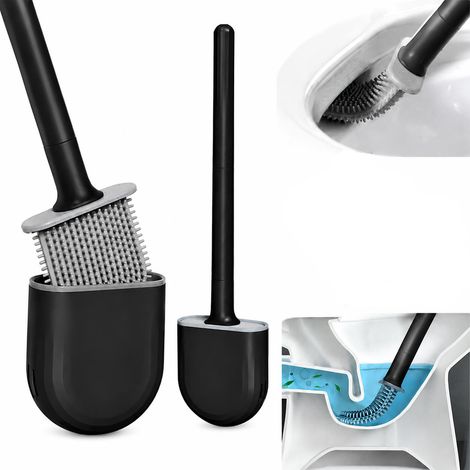 Brosse de toilette avec support TPU (1/5)