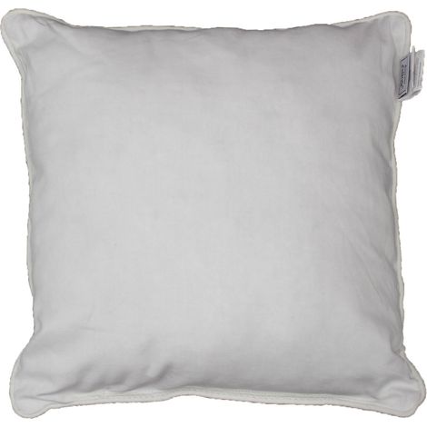 Coussin Passepoil Uni Panama Blanc 40 x 40 cm (1/2)