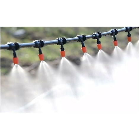 Spruzzatore da giardino per esterni, sistema di raffreddamento a nebulizzazione, set di irrigazione automatico 4/7