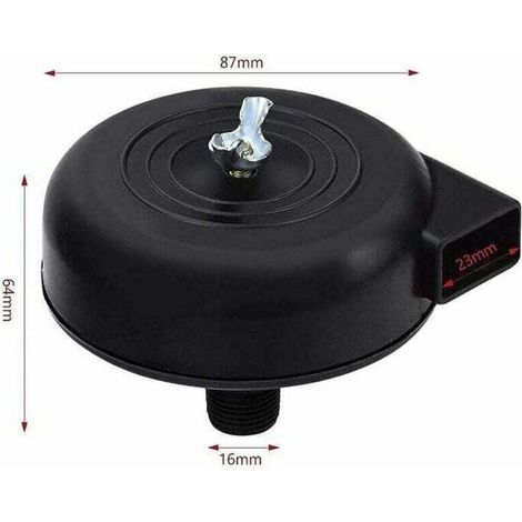 Luftkompressor-Filterschalldämpfer, 3/8"-Gewinde, 16 mm, Teile für Luftkompressoren.Gu.B/bon